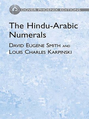 cover image of The Hindu-Arabic Numerals